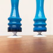 Mid-century German glass vases by Karl Friedrich, 1960s, set of 2.