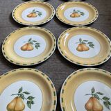 Set of 9 large Churchill-Staffordshire porcelain plates