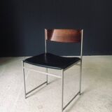 Mid-Century Modern SM08 Dining Chair Set by Cees Braakman for Ums Pastoe, Netherlands, 1960s, Set of 5