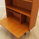 Danish teak-veneered bookcase with a bar and adjustable shelves, 1970s.