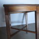 Antique oak theatre stool