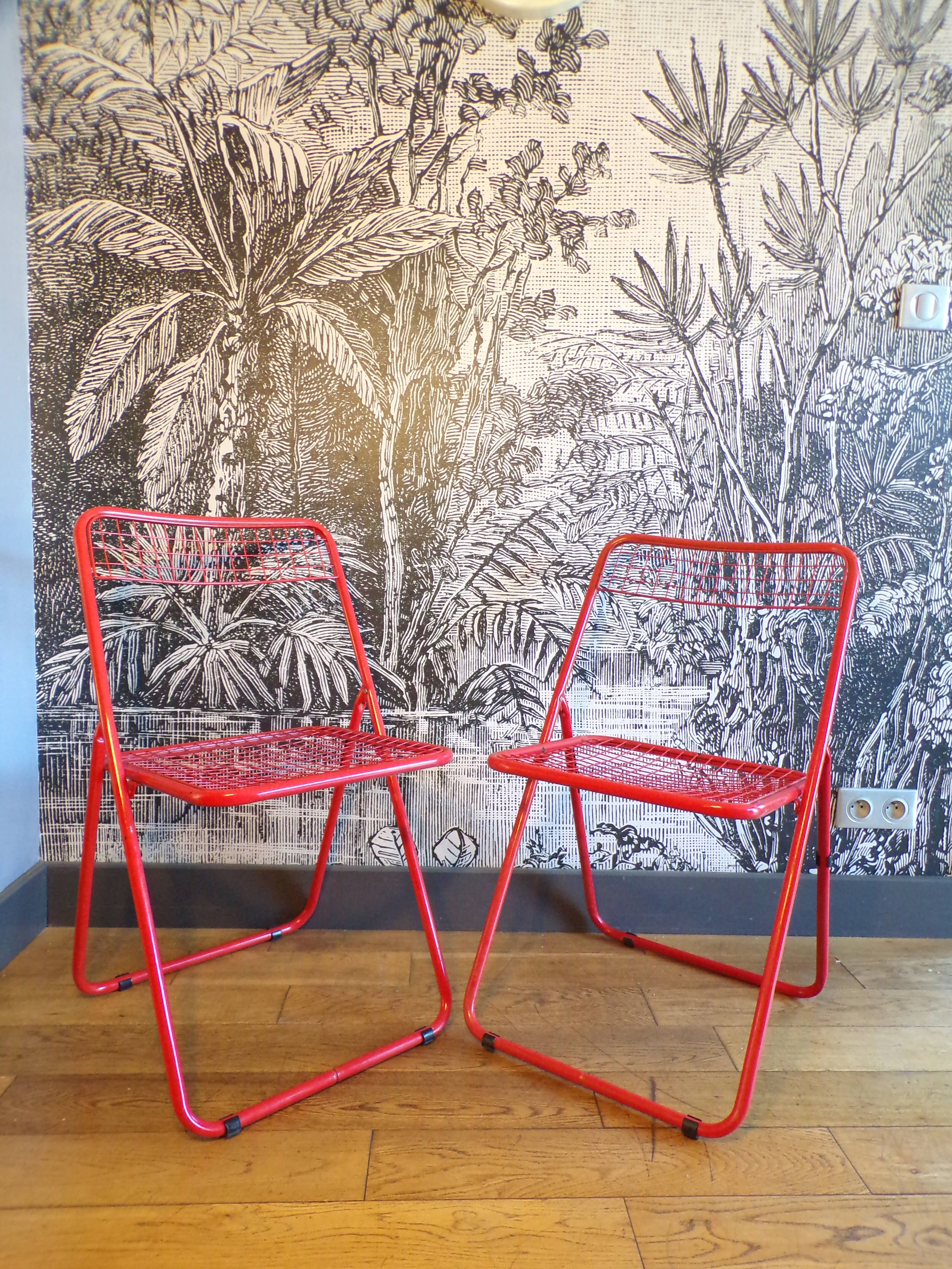 Pair of ted net mesh chairs ted net ikea