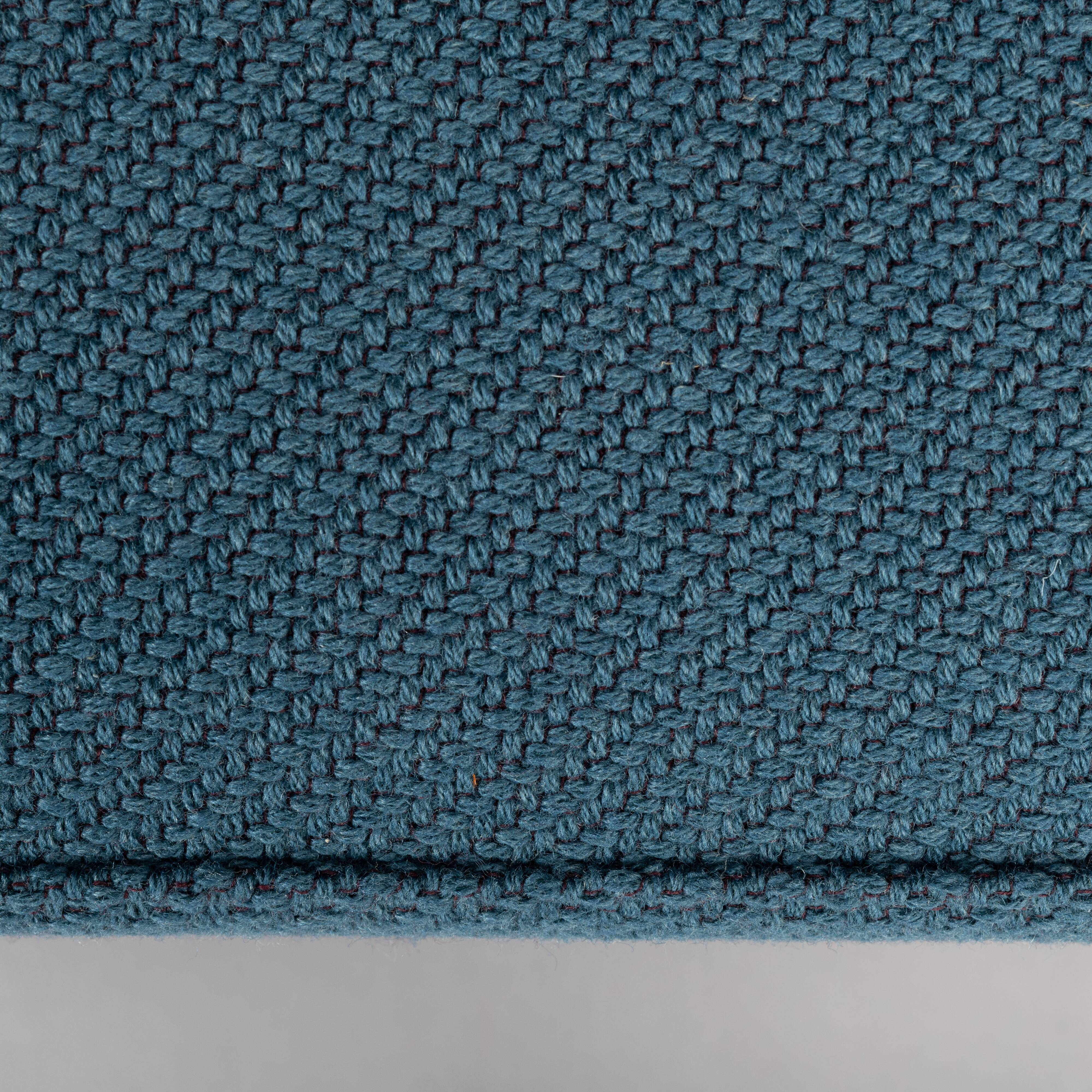 Danish reupholstered blue sofa by Johannes Andersen for CFC Silkeborg, 1960s