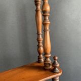 Napoleon III wall shelf in turned wood, 19th century