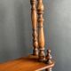 Napoleon III wall shelf in turned wood, 19th century