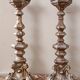 Paire de chandeliers anciens, Italie XVIIIe siècle