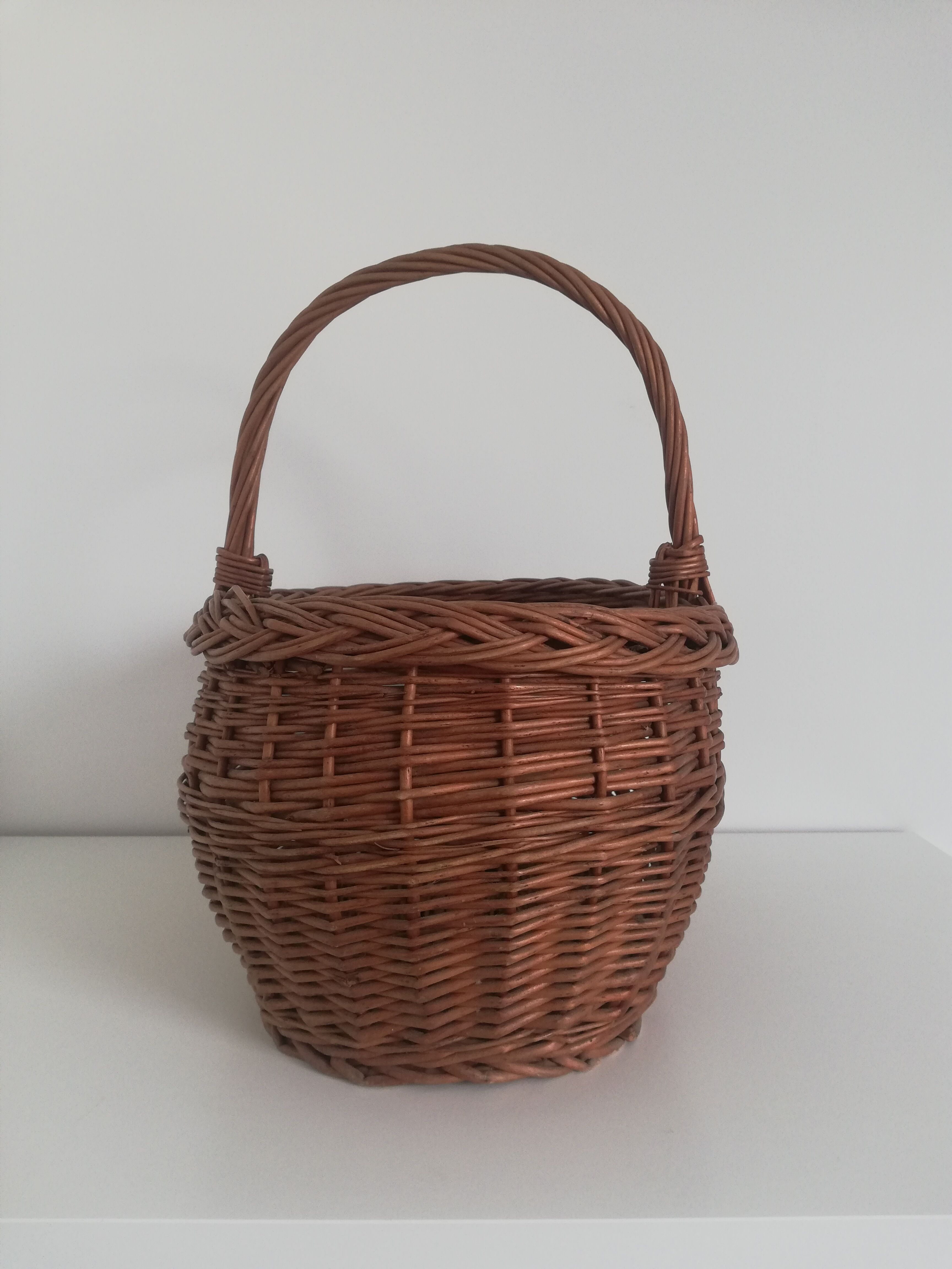 Vintage wicker basket