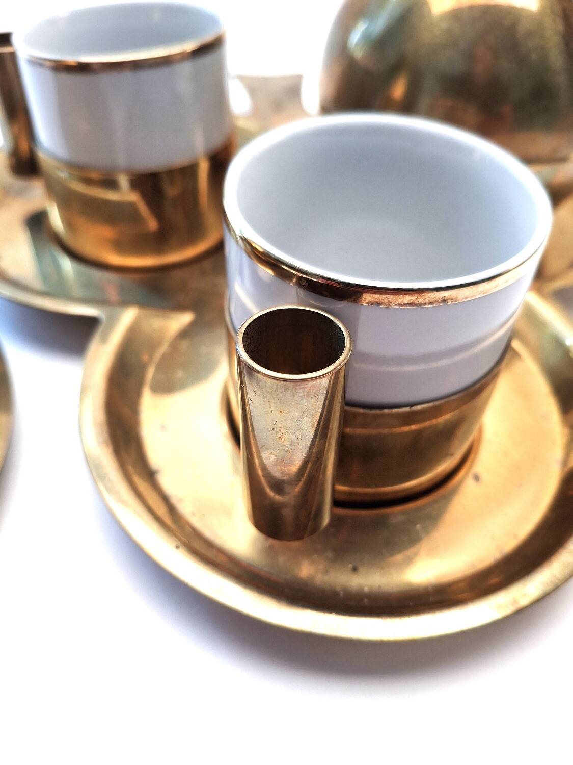 Elegant Vintage Coffee Set – Italian Art Deco, 1960s