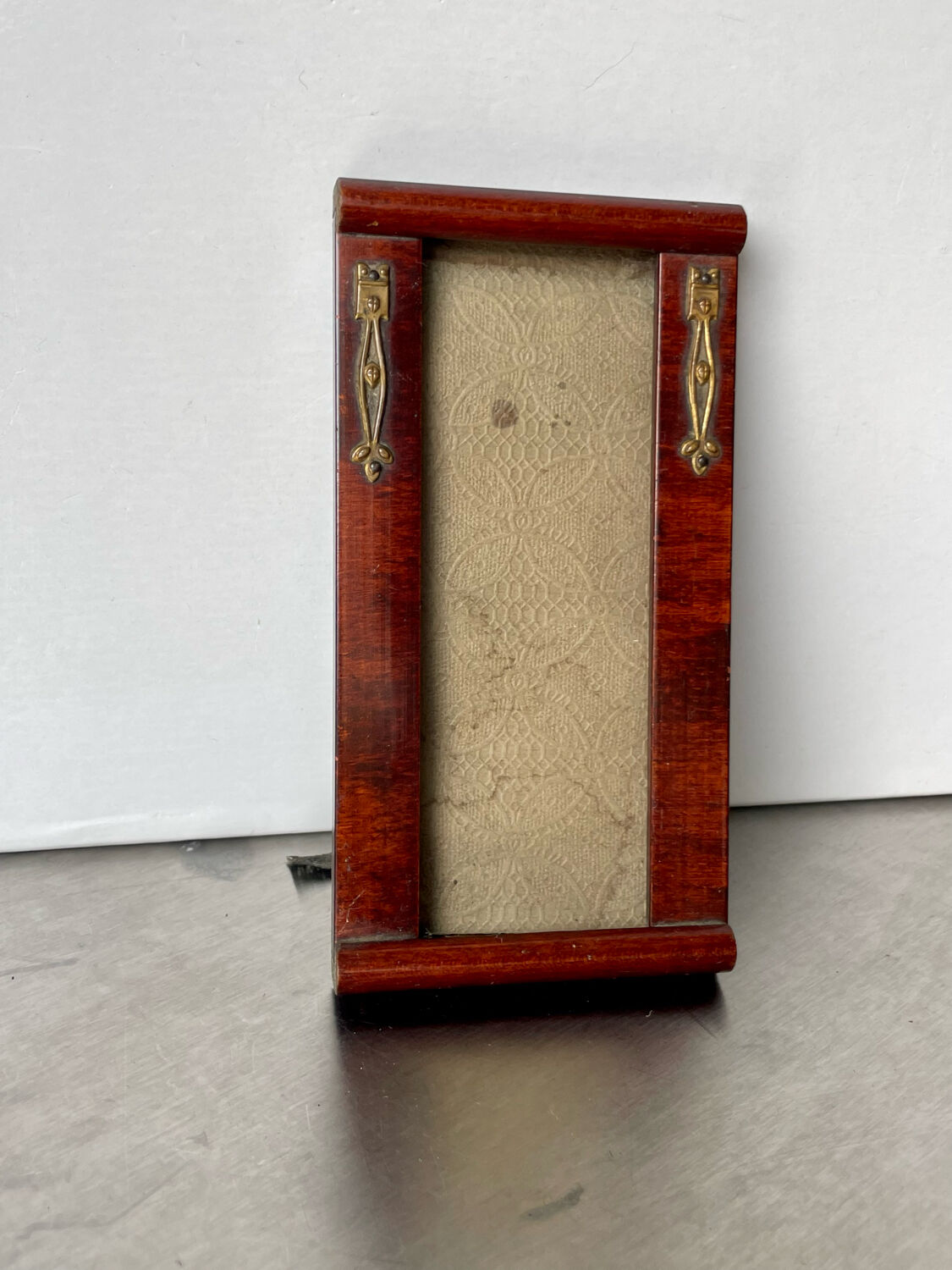 Antique art nouveau mahogany  frame