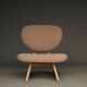 model 5016 Low Chair by Junzo Sakakura and Daisaku Cho, 1970s