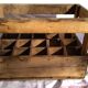 Wooden bottle locker