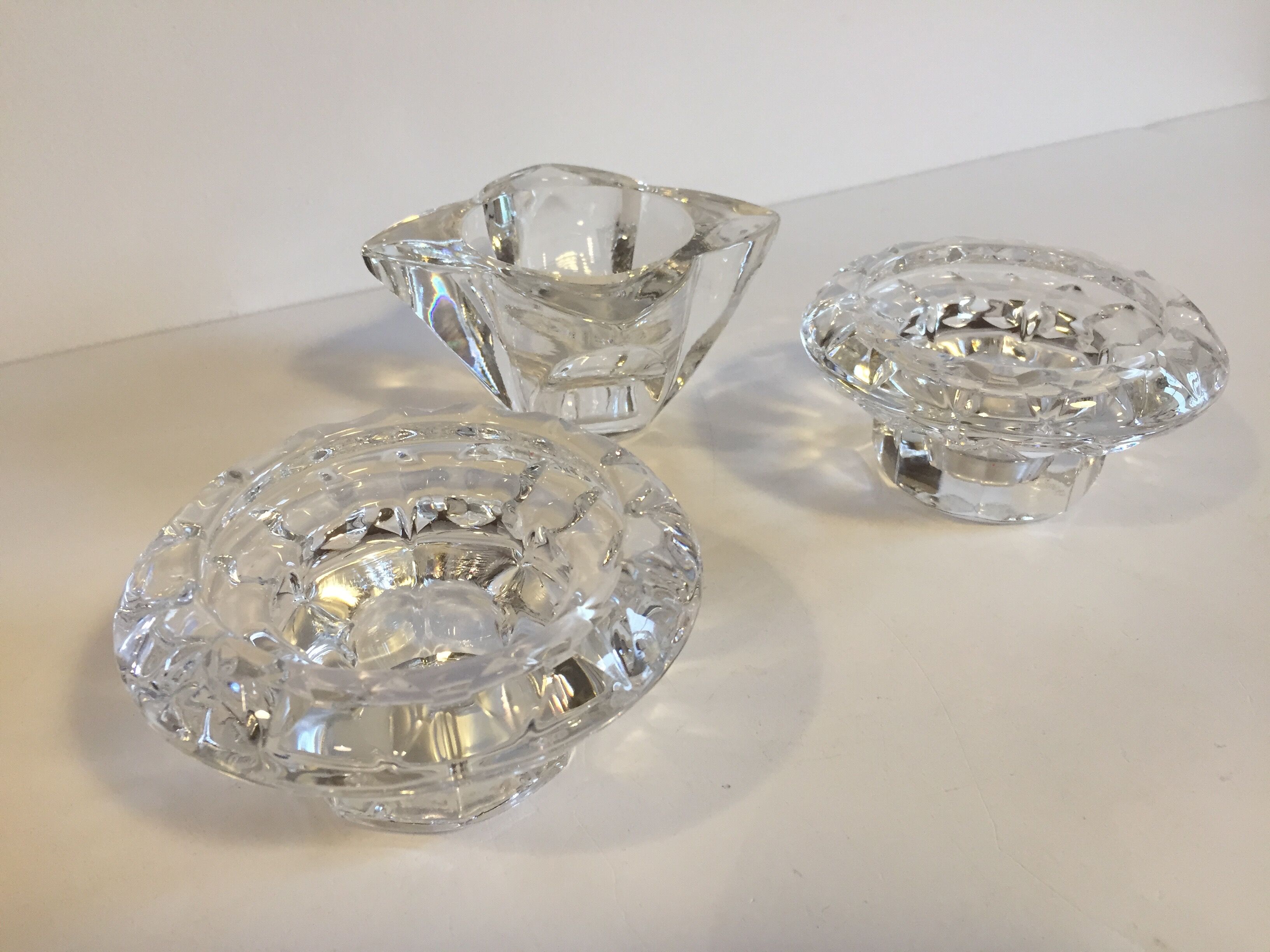 Set of 3 crystal photophores