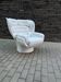 White Elda Joe Colombo chair Longhi, new condition!
