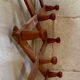 Patère extensible  en bois vintage