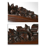 Miroir en bois sculpté