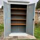 Armoire parisienne ancienne patine blanche