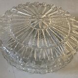 Vintage moulded glass ceiling light