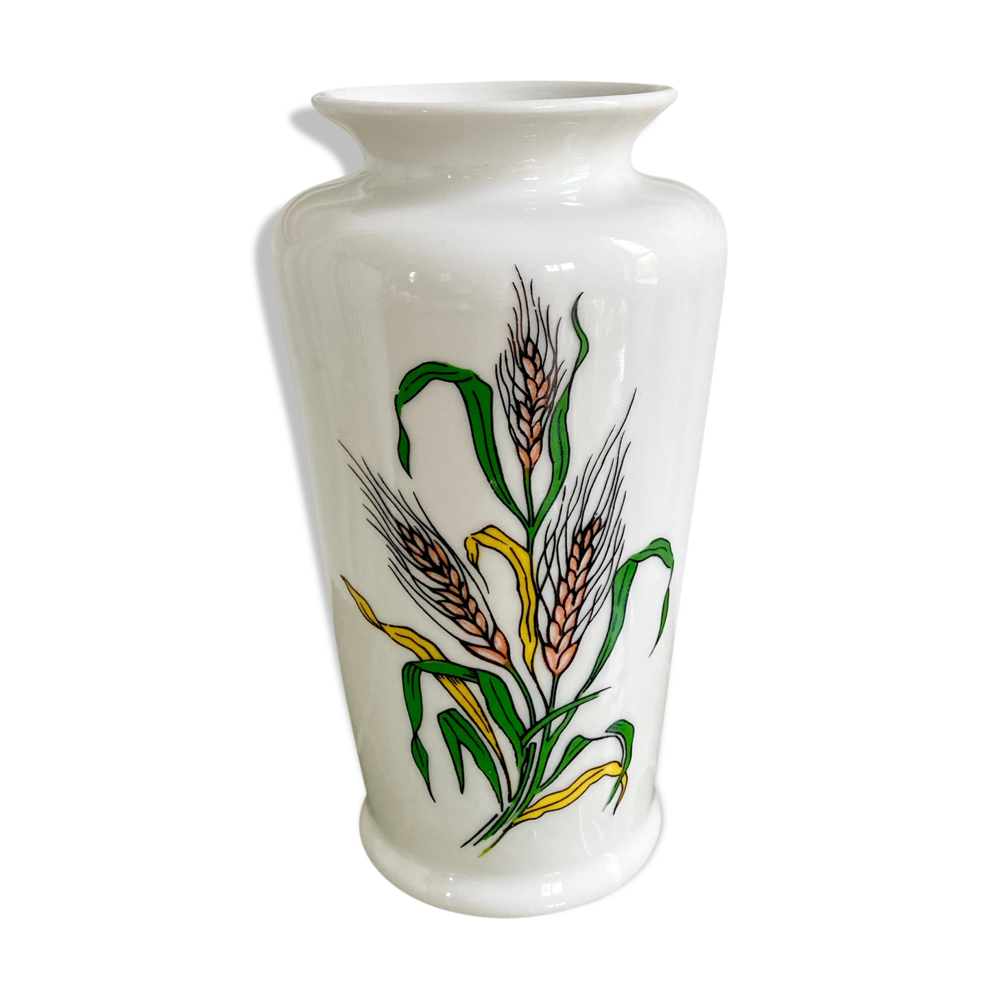 Porcelain vase botanical flowers