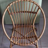 Small rattan armchair for children
