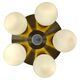 Rare Midcentury Flush Mount Sputnik, Space Age, 1970s
