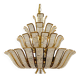 Crystal Glass Chandelier by Palwa