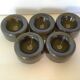 5 bottoms of wine bottles cut oenophile