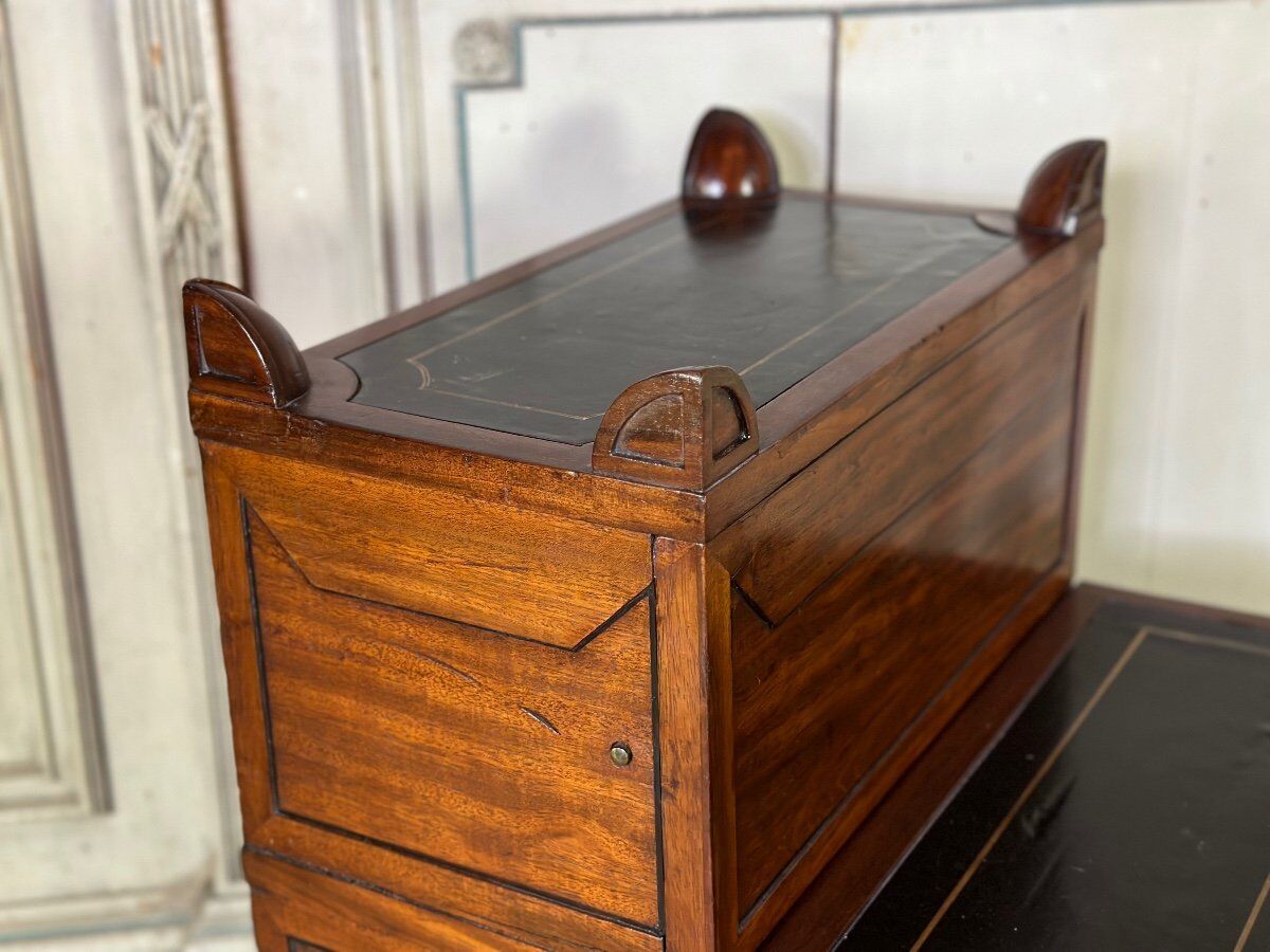 Escalier de bibliothèque Regency, Angleterre vers 1800