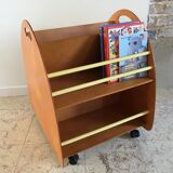 Library on vintage wheels