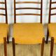 3 chaises scandinave 1960