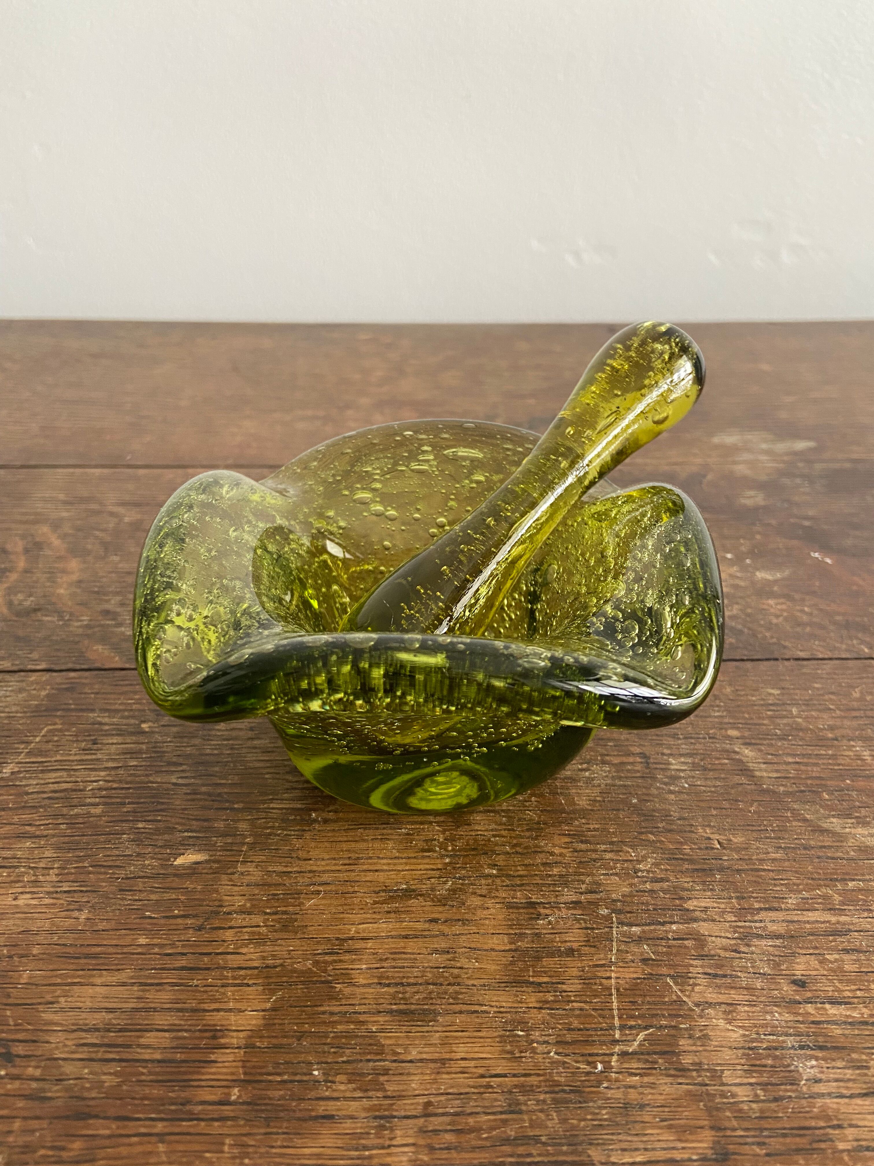 Cendrier en verre bulle biot
