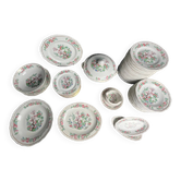 Tableware, Limoges porcelain service Bernardaud Trees of India 20th century