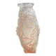 Art Deco vase foliage pink hue H 28cm Diam 9 cm