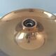 Italian brass wall lamp, diam. 39 cm