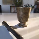 Mortier en bronze