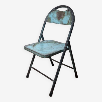 Industrial metal chair