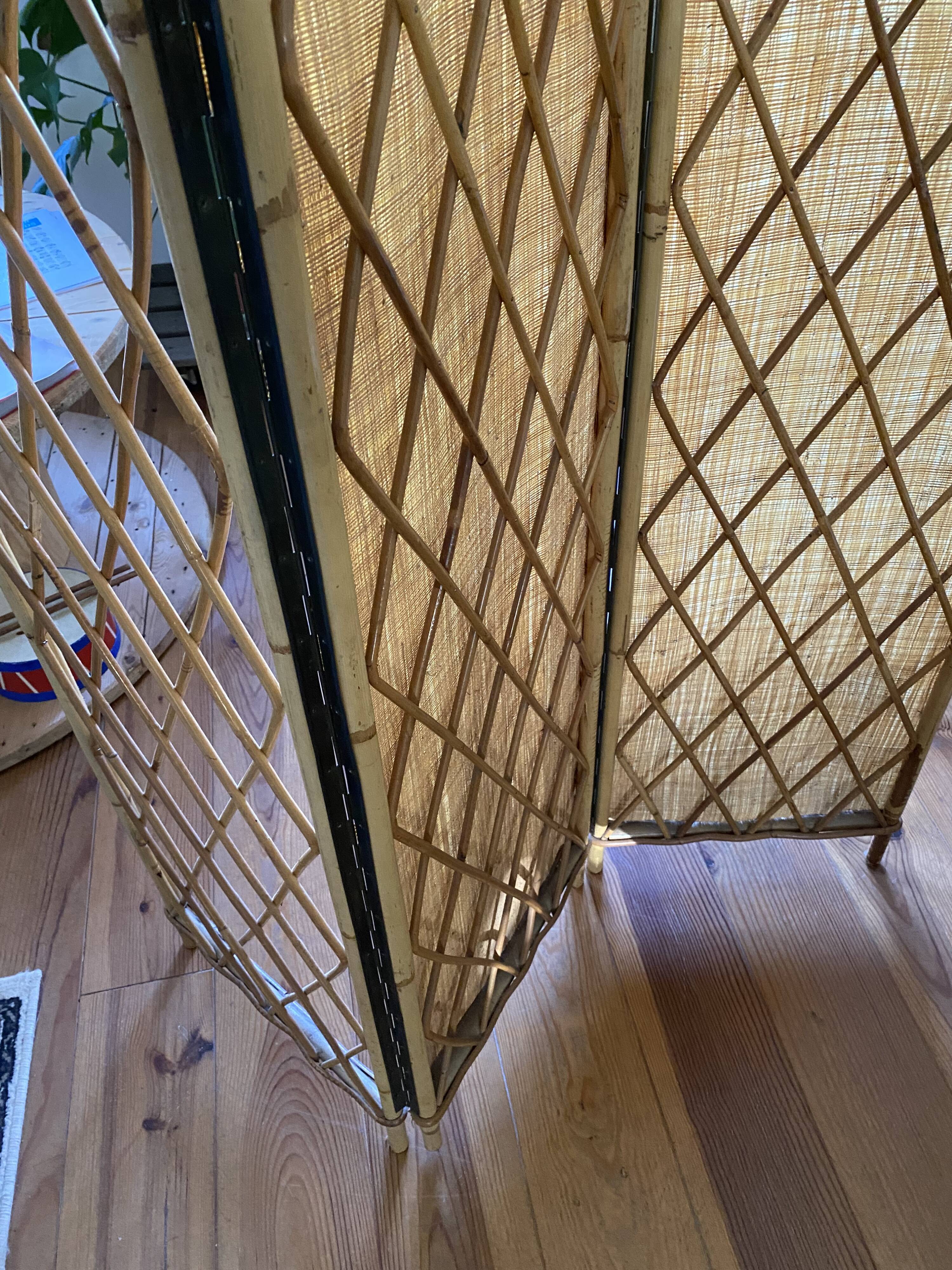 rattan screen