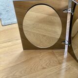 Two-tone smoked triptych mirror from the 60s