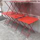 Folding bistro or garden table, made of metal. (Individually or in sets)