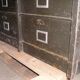 Furniture old metal riveted 30 drawers valve strafor