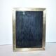Old photo frame in wood and silver hallmark 800 - guilloche frame 16x20.5