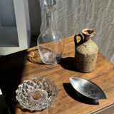 Table d'appoint carrée piètement quadripode à entretoise de style moderniste