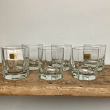 6 vintage LUMINARC “Octime” glasses