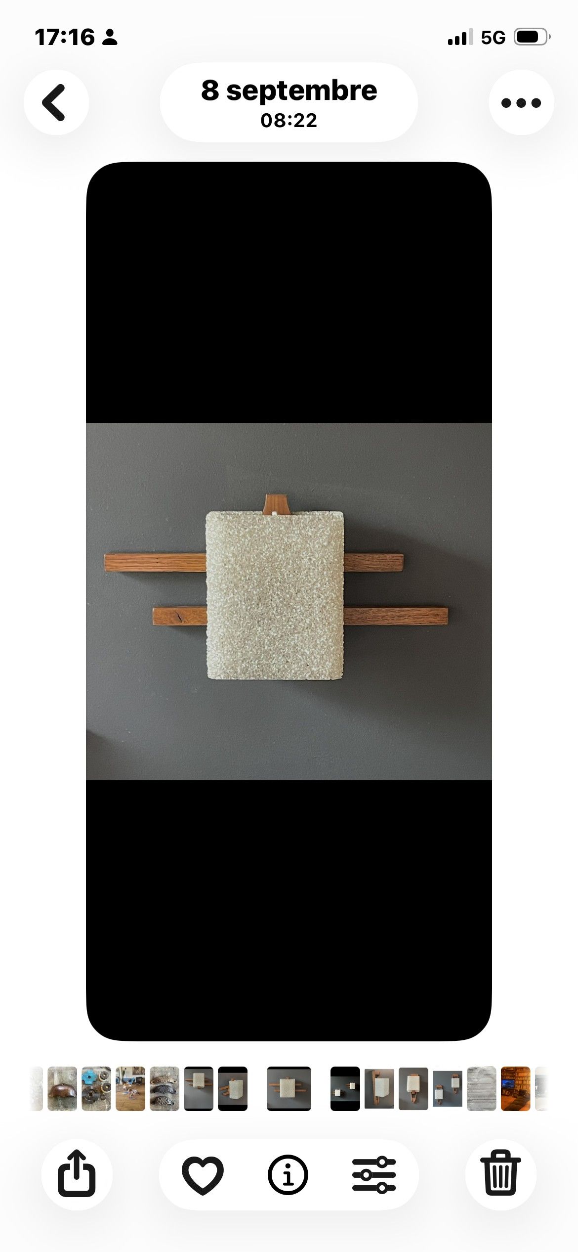 Pair of Scandinavian wall lights