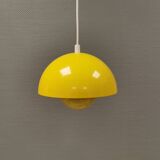 Hanging lamp in beautiful yellow colour