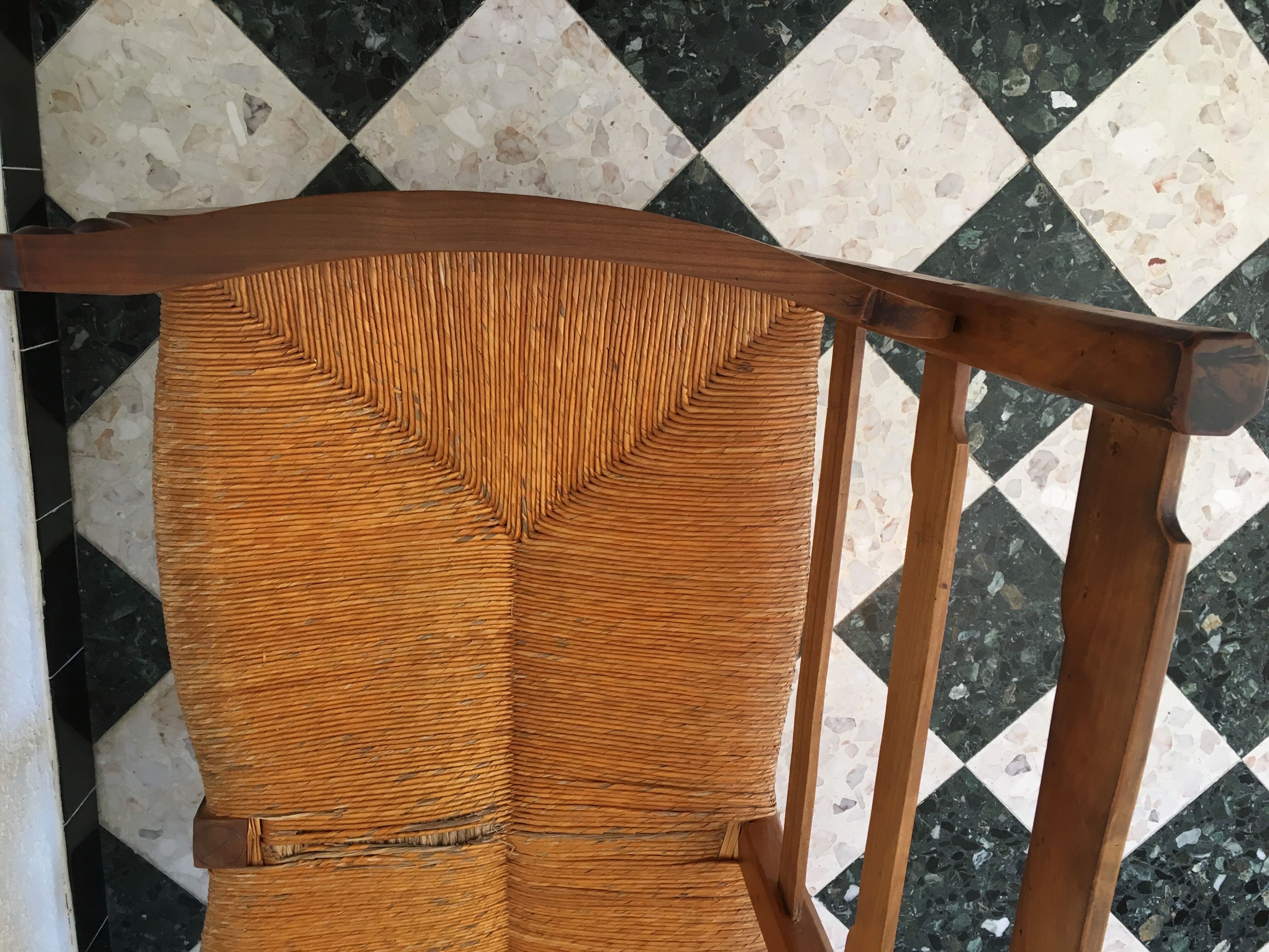 Provencal bench mulched 19th century