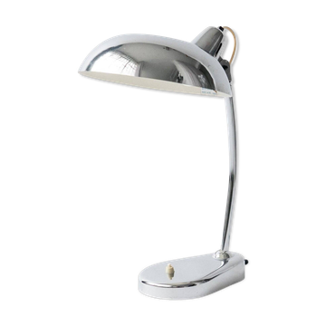 Vintage 1960s Italian Made Seminara "Ministeriale" Table Lamp in Chromed Metal