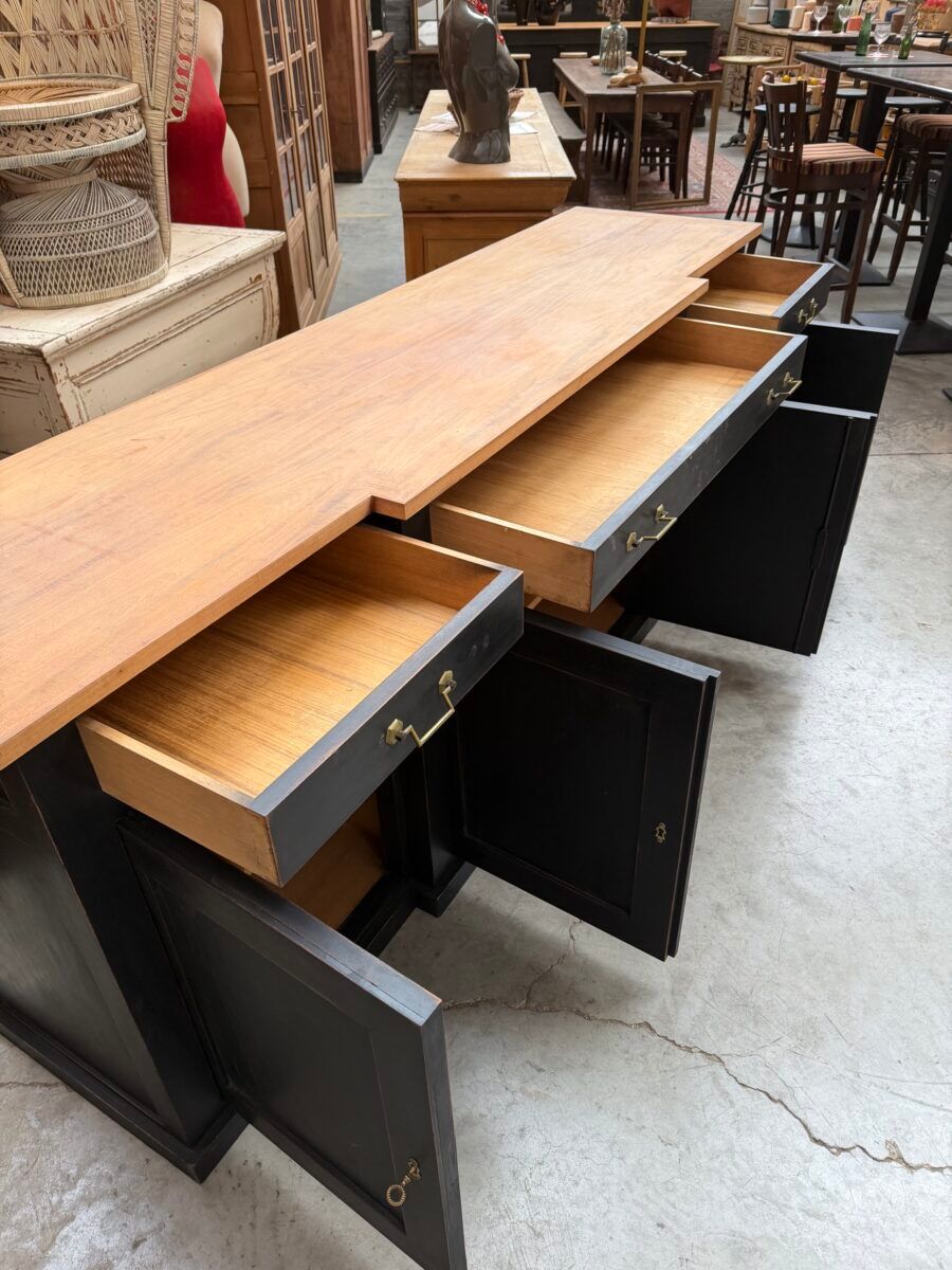 Large patinated sideboard from the 1950s.