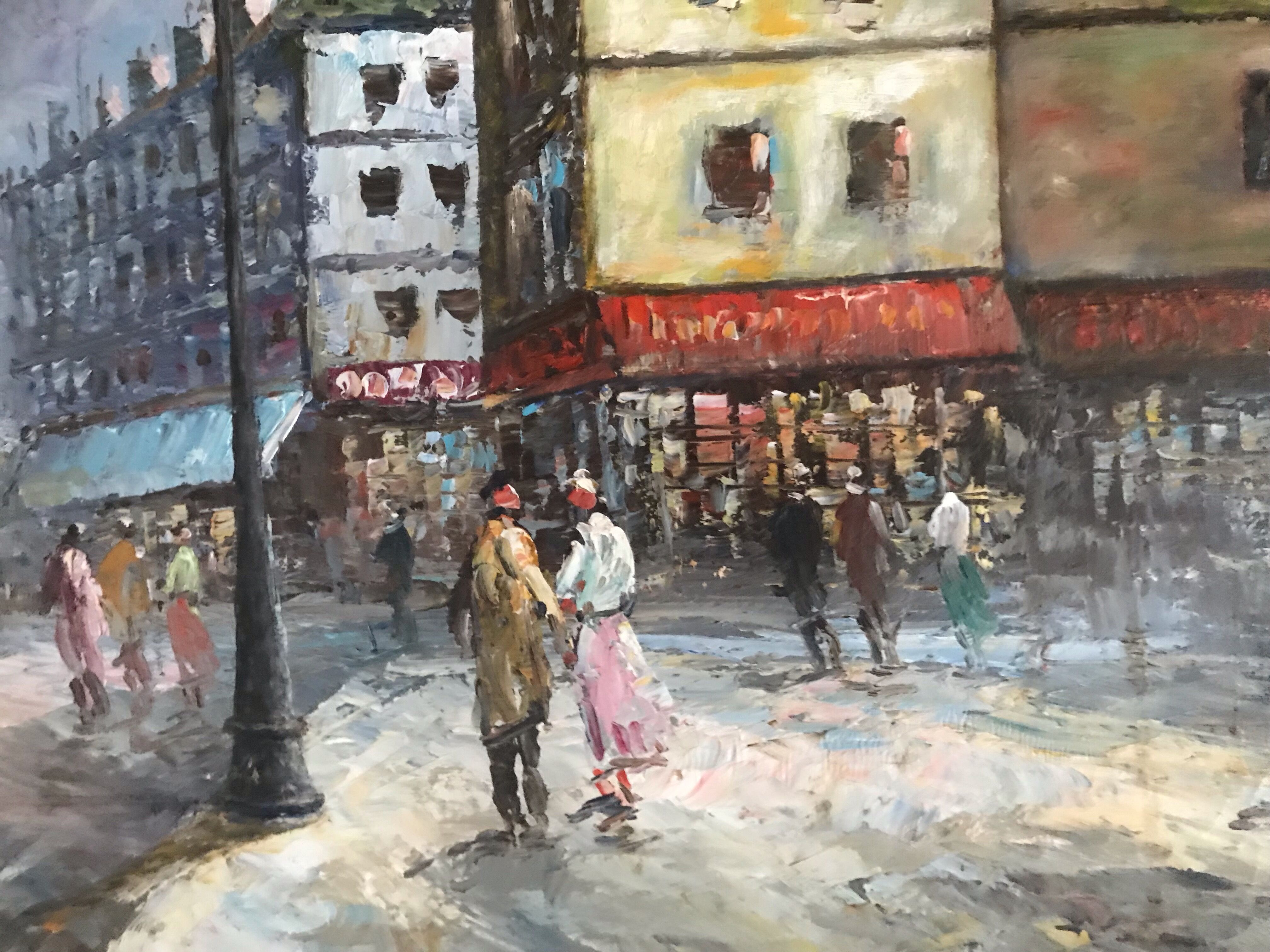 Animated parisian scene by burnett
