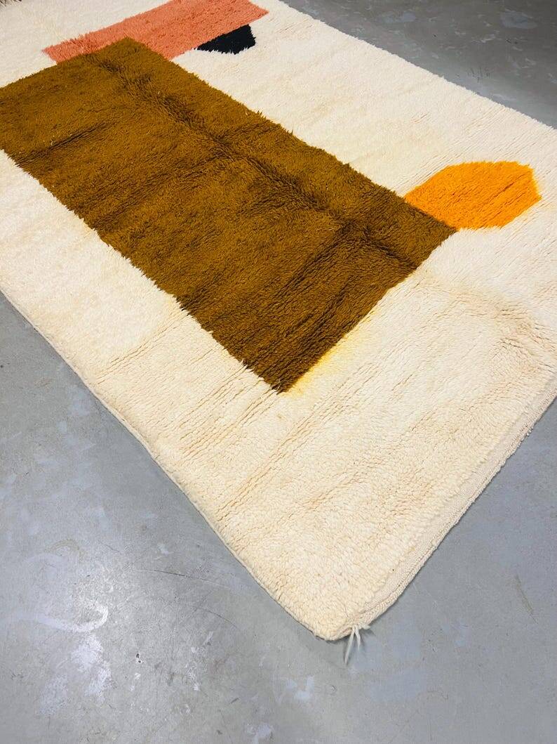 Berber Beni Ouarain wool rug size 250cmx150cm