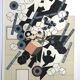 Lot de 4 lithographies originales d'Alain Le Yaouanck 1978. Les 4 élements